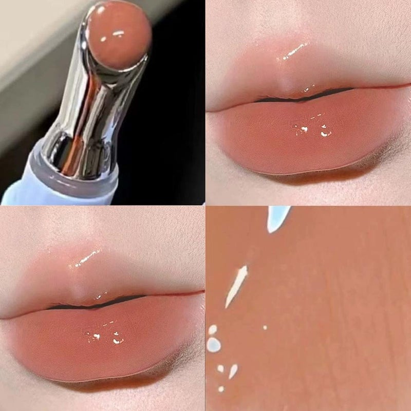 HERORANGE ~ Color-Defining Lip Gloss, Long-Lasting, Highly Color-Promoting, Moisturizing, Plump Lips, Glossy Mirror-Shine Lip Tint